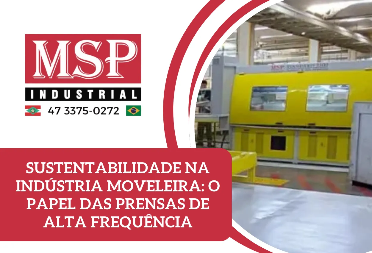 Imagem representando prensas de alta frequência em contexto real